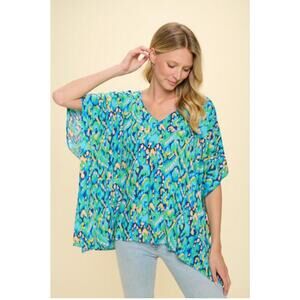 Hudson Gray The Sweet Santi Top in Tribal‎ Blue